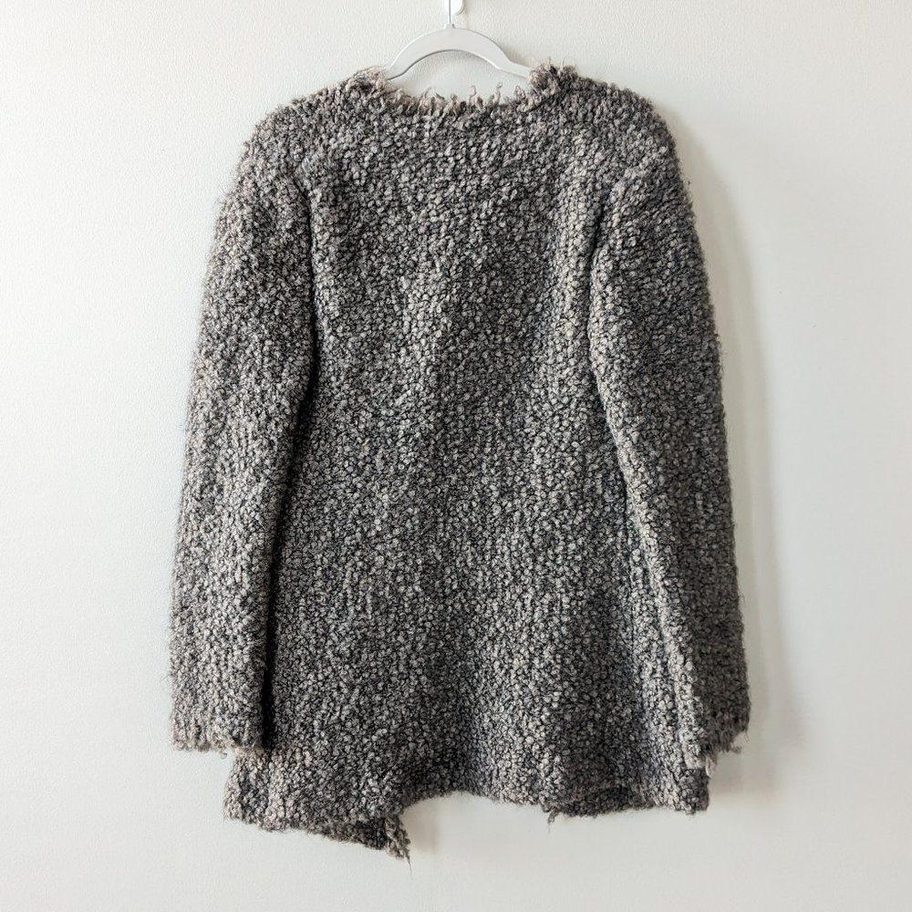 NWT IRO Campbell Frayed Boucle Knit Wool Cardigan Sweater Jacket - Picture 4 of 9